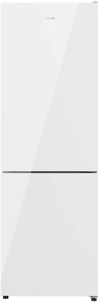 Frigorífico Cecotec Bolero CoolMarket Combi 250 en acero inoxidable 2 puertas D. 250 L, alto 181 cm y ancho 55 cm, bajo consumo, sistema multiflujo de aire, Total No Frost y 2 cajones