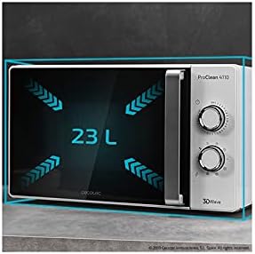 Micro-ondes Cecotec ProClean 3010. 700 W, capacité 20 L, revêtement Ready2Clean, technologie 3DWave, mode décongélation, 6 niveaux de puissance, minuterie 30 min