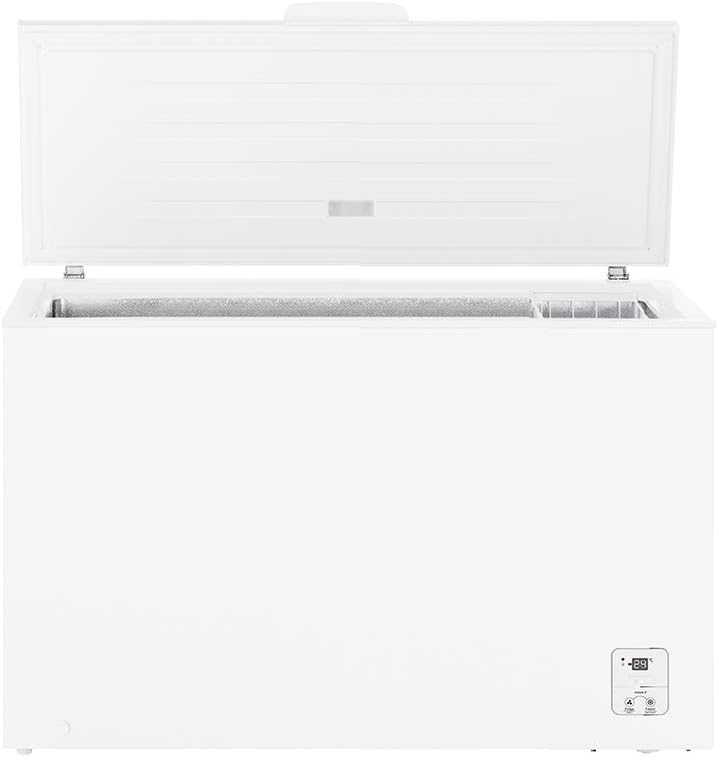 Hisense FT184D4AWF - Congélateur coffre horizontal, panier avec poignée, double fonction convertible en mode réfrigérateur, capacité nette 142 L, silencieux 38 dBA, blanc