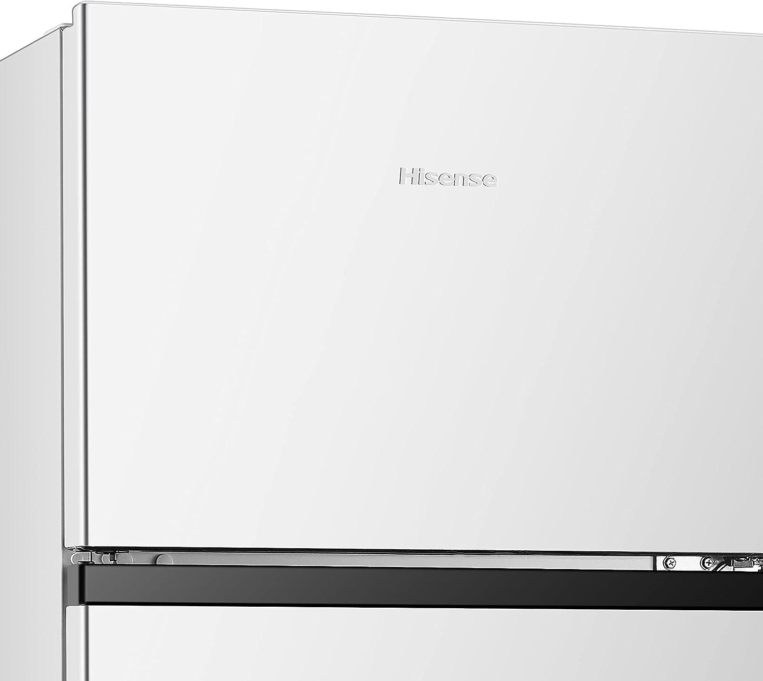 Hisense RT267D4AWF - Réfrigérateur deux portes, Capacité 205 L nette, Cyclique, Hauteur 143 cm, Poignée intégrée, Portes réversibles, Congélateur 4 étoiles, Silencieux 40 dBA, Couleur Blanc