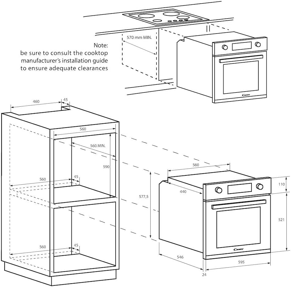 Candy Oven-INDP FIDCPX200 INOX STATIQUE A