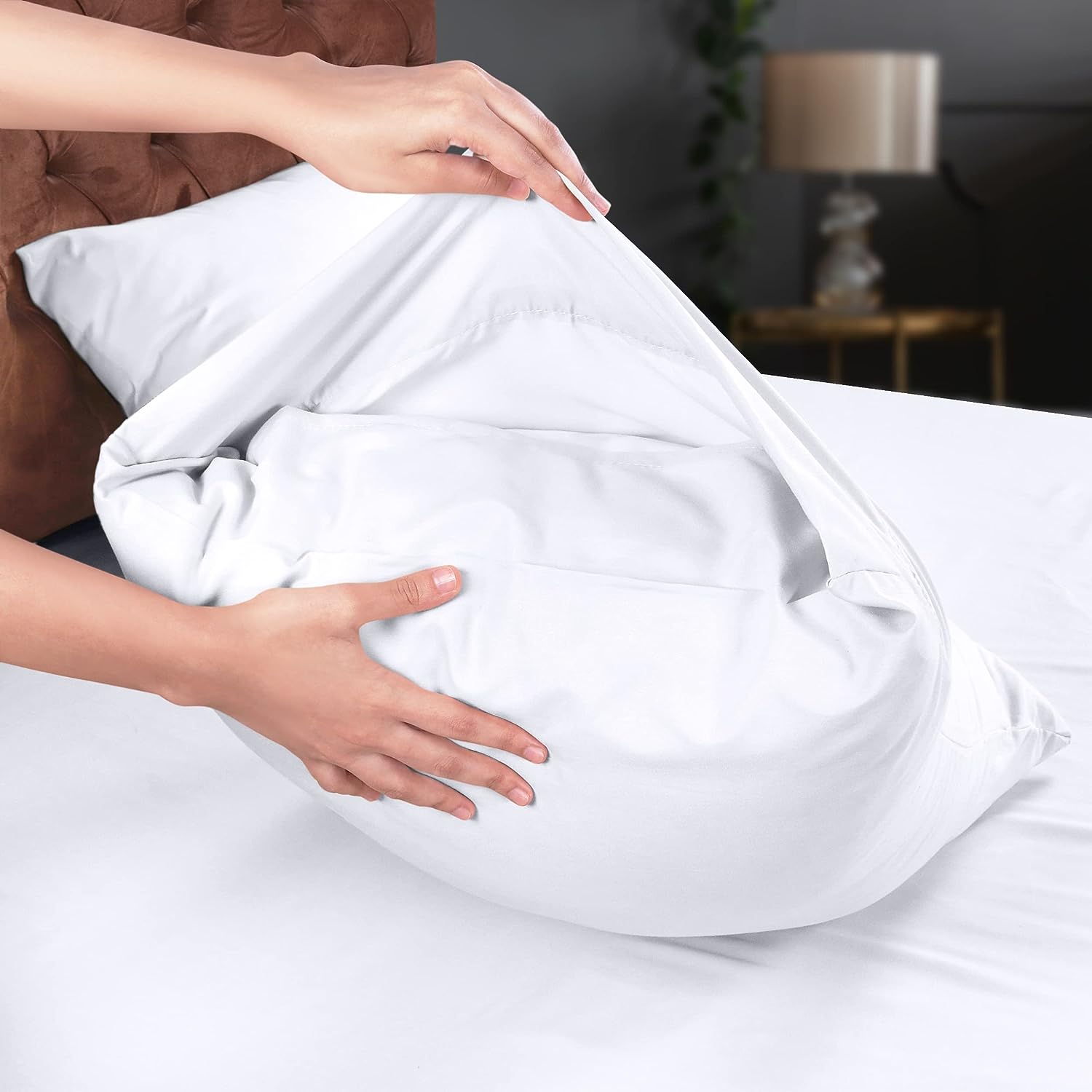Utopia Literie Parure de Lit - Microfibre Brossée - Draps et Taies d'oreiller (Lit 150, Gris)