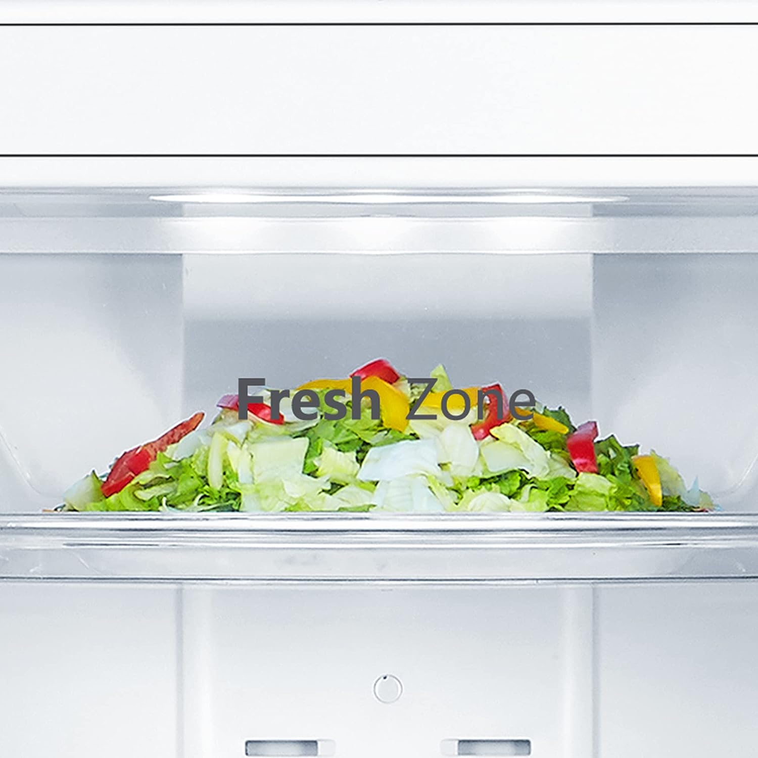 Hisense RT267D4AWF - Réfrigérateur deux portes, Capacité 205 L nette, Cyclique, Hauteur 143 cm, Poignée intégrée, Portes réversibles, Congélateur 4 étoiles, Silencieux 40 dBA, Couleur Blanc