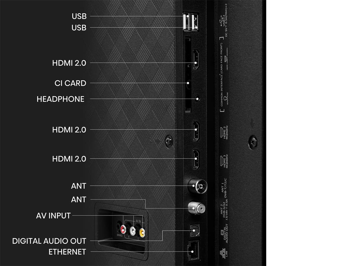 Hisense 55A6K UHD 4K,VIDAA Smart TV, 55 Pulgadas, Dolby Vision, Modo juego Plus, DTS Virtual X, control por voz televisor (2023) [Clase de eficiencia energética G]