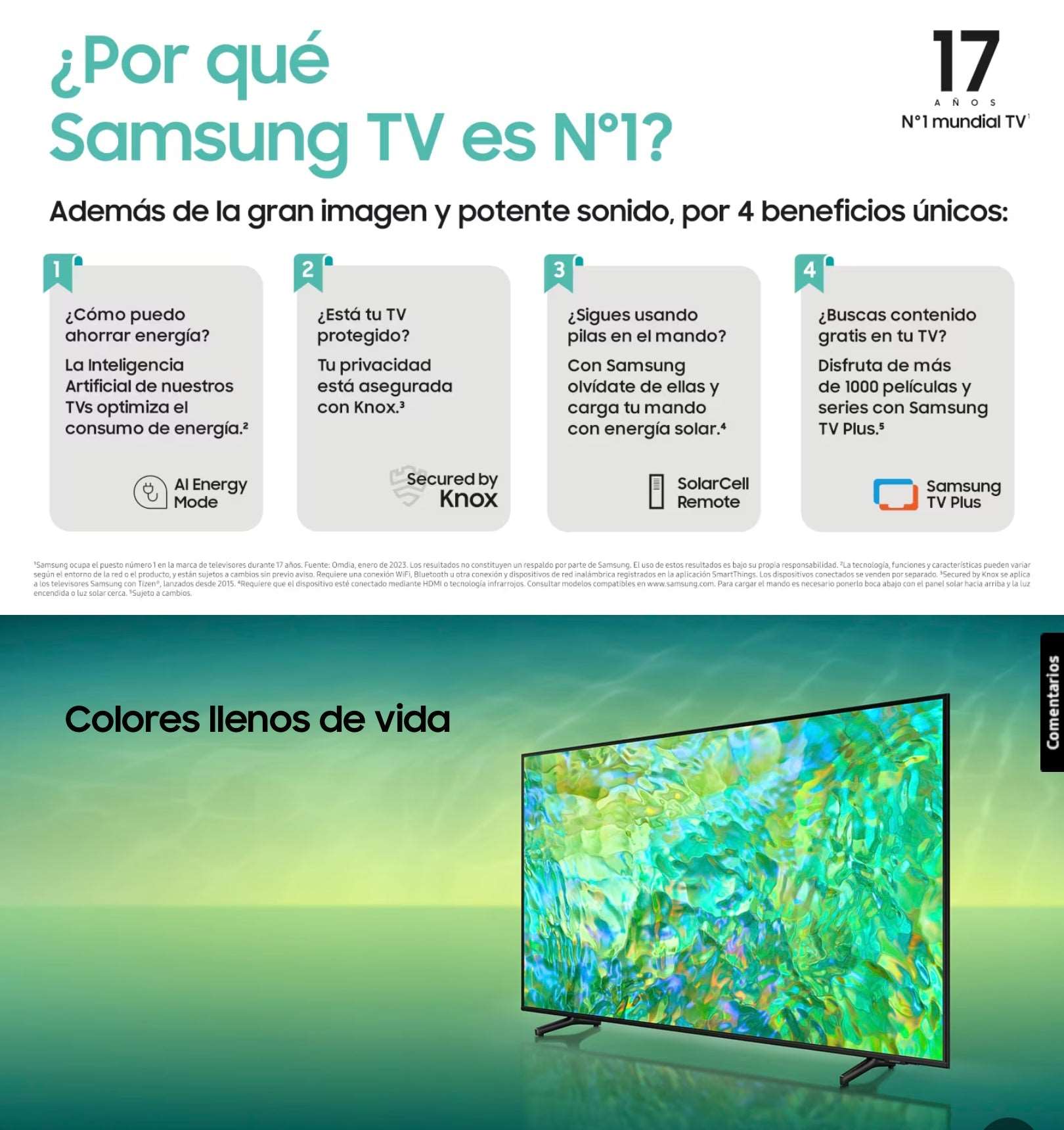 TV Samsung Crystal UHD 108cm 43" 50" 55" 65" 75" 85" Smart TV 2024