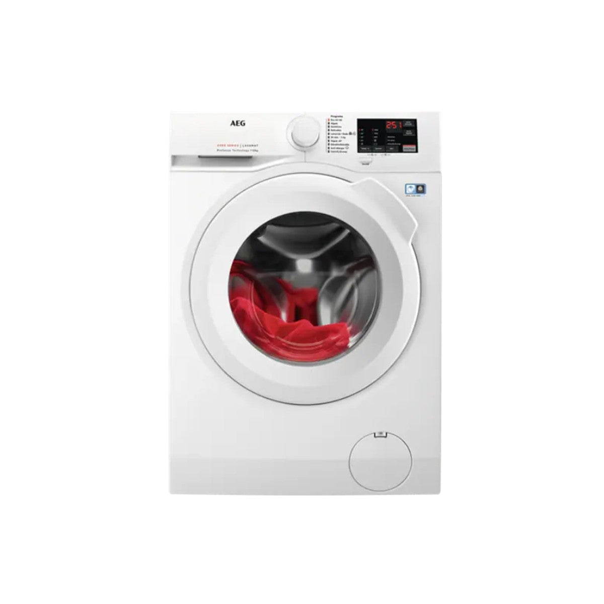 LAVADORA AEG L6FBI147P DE 10KG 1400RPM